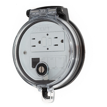 4-Inch Base Data Access GFCI Outlet CAT5e Coupler DAP4BC-G0-5