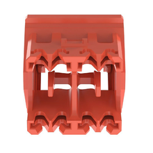 22-26 AWG Mini-Com Cat5e Up/Down 45 Angle Wire Cap Jack Module TG UTP CJUDCAPRD-X 10 Pack