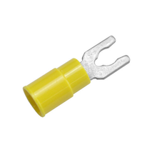 12-10 AWG Vinyl Fork Terminals (Pack of 25)