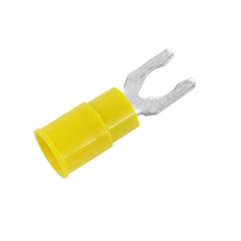 12-10 AWG Vinyl Fork Terminals (Pack of 25)