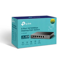 6-Port Fast Ethernet 10/100Mbps PoE Switch TPL-TL-SF1006P