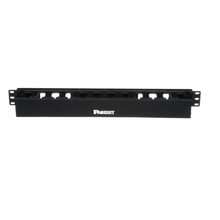 PatchLink Horizontal 1RU Black Single Sided Manager WMPLFSE