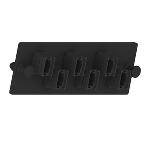6 Port Opticom MPO Fiber Optic Adapter Panel FAP Horizontal FAPH0612BLMPO
