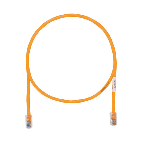 8' 24 AWG Orange Cat 6A UTP Solid Patch Cord UTP6AX8OR