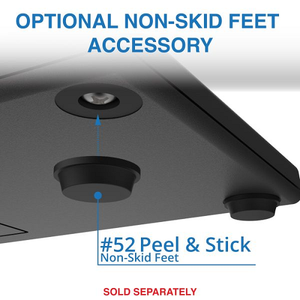 Standard Smooth Recess Sloped Empty Enclosure Black Flanged Wallmount 0.39 Height 05S,BK