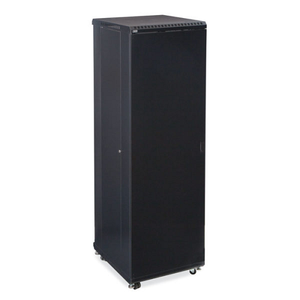 24" 42U Linier Server Solid/Solid Door Cabinet 3108-3-024-42