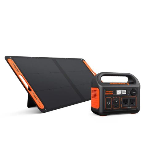 Explorer 300 Portable Power Station With Solar Saga 100W