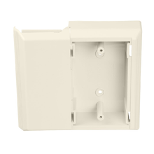 PVC T-45 Low Voltage Surface Raceway Faceplate White T45WCWH