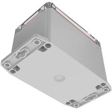 Flanged Base Polycarbonate Plastic Clear/gray RBF53P06C28G
