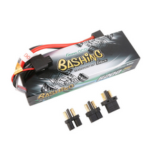 Gens Ace 5200mAh 2S1P 7.4V G-Tech Bashing Series Lipo Battery Pack Hardcase 24# With EC3, Deans And XT60 Adapter GEA522S35T3GT