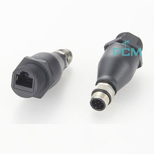 8 Pin A Code Waterproof RJ45 to M12 Adapter PCM-HD-0088