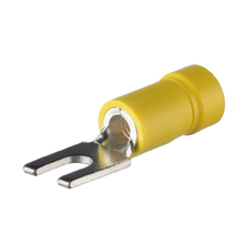 12-10 AWG StrongHold Loose Piece Fork Yellow EV10-6FB-Q (Pack of 25)