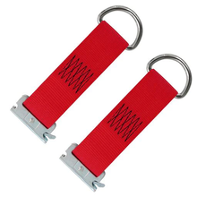 2 x 9 Inch E-Track D-Ring Tie-Down Strap SLTE200DR2 (Pack of 2)