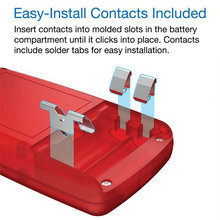 AA Battery Removable End Panel Circuit Board Box With Hand Held Enclosure H65AATR