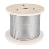5/32 Inch 1x19 Strand T316 Stainless Steel Braided Aircraft Cable 500FT