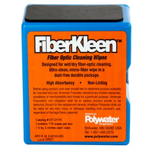 FiberKleen Fiber Optic Cleaning Pad Dispenser DT-D175