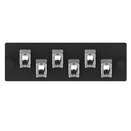 6 Port Opticom MPO Fiber Optic Adapter Panel FAP Horizontal FAPH0612CGMPO