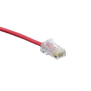 Cat 6 Small Diameter High-Flex Patch Cord 3 ft Red 6H460-3R