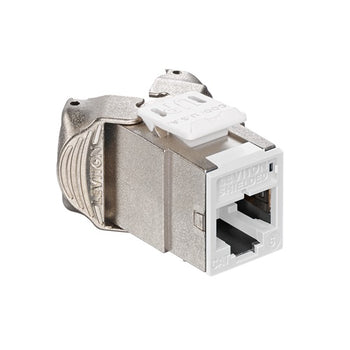 Cat 6 Shielded QUICKPORT Jack White 61SJK-RW6