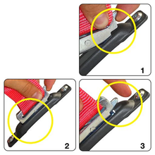 2 x 6 Inch E-Track Snap-Loc Dolly Connector Tie-Down Strap SLTE200R2 (Pack of 2)
