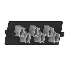 6 Port Opticom MPO Fiber Optic Adapter Panel FAP Horizontal FAPH0612CGMPO