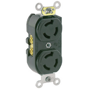 15 Amp NEMA L6-15R Duplex Locking Device 4550