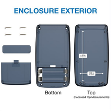 AA Battery Removable End Panel Circuit Board Box With Hand Held Enclosure H65AATR