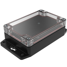 Flanged Base Polycarbonate Plastic Clear/black RBF53P06C10B