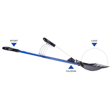 18-Inch Blade Spring-Assisted Handle for Easy Shoveling Strain-Reducing Snow Shovel