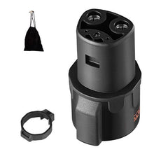 80A 240V SAE J1772 to Tesla EV Charging Adapter with Anti-Drop Lock