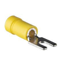 12-10 AWG StrongHold Loose Piece Fork Yellow EV10-6FB-Q (Pack of 25)