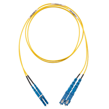 10 Meter 2 Fiber Opti-Core Optic Patch Cord Pigtail OS1/OS2 LC/SC Duplex F92ELLNSNSNM010