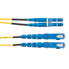 20 Meter 2 Fiber Opti-Core Optic Patch Cord LC/SC Duplex OS1/OS2 F92ERLNSNSNM020