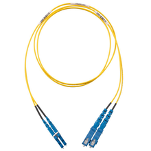 25 Meter 2 Fiber Opti-Core Optic Patch Cord LC/SC Duplex OS1/OS2 F92ERLNSNSNM025