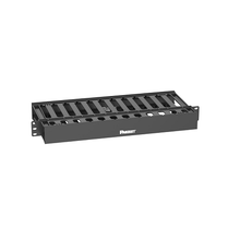 PatchLink Horizontal 1RU Black Dual-Sided Manager WMPLSE