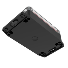 Flanged Base Polycarbonate Plastic Clear/black RBF53P06C16B