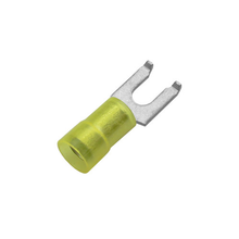 12-10 AWG Flanged Fork Terminals (Pack of 25)