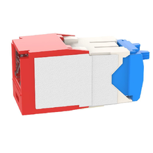 22-26 AWG Mini-Com Cat6A Shuttered Jack Module RJ45 TG Style CJH6X88TGRD