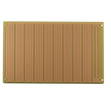 38" X 62" Holes, ProtoBoard-6H-3U, 6-Hole Strips, Accepts DIN Connectors PR3U