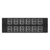 12 Port Opticom Keyed K-Slate LC Fiber Adapter Panel Duplex FAP12WKIGDLCZ
