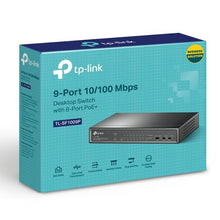 9-Port 10/100Mbps Desktop Switch with 8-Port PoE+ TPL-TL-SF1009P
