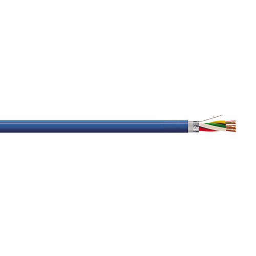 10x0.22+2x0.50 mm² Gaalnet Bare Copper Shield Al PET Tape TC PVC 400V Security Alarm Cable Blue