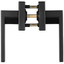 Passage Door Handle Matte Black Door Lever for Hallways, Closets, Meeting Spaces (Pack of 5)