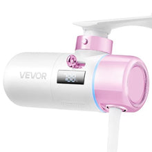 Skincare Faucet Mount Water Filter Micro-nano Bubble Purifier for Skin Pink + Gold