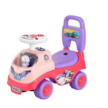 Ride-On Toddler Push Car with Horn & Music, 48.5 lbs Capacity, Under-Seat Storage, 19–36 Months