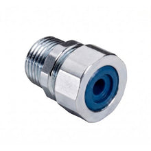 1/2" Blue Strain Relief Steel Flexible Cord Connector 50A450 (Pack of 25)