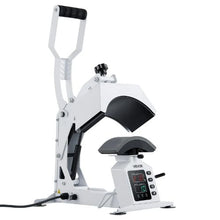 Hat Heat Press 4 Interchangeable Platens Cap Stretcher Temperature & Time Control HTV & Sublimation (White)