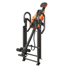 300 LBS Inversion Table Heavy-Duty Back Stretcher Dual-Roller Locking Adjustable Tether Strap