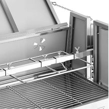 Charcoal Rotisserie Grill 38W Pig & Lamb Spit Roaster 132 LB Capacity Wheels Stainless Steel
