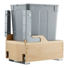 35 QT Wood Pull-Out Trash Bin for Kitchen Cabinets with Soft Close Slide